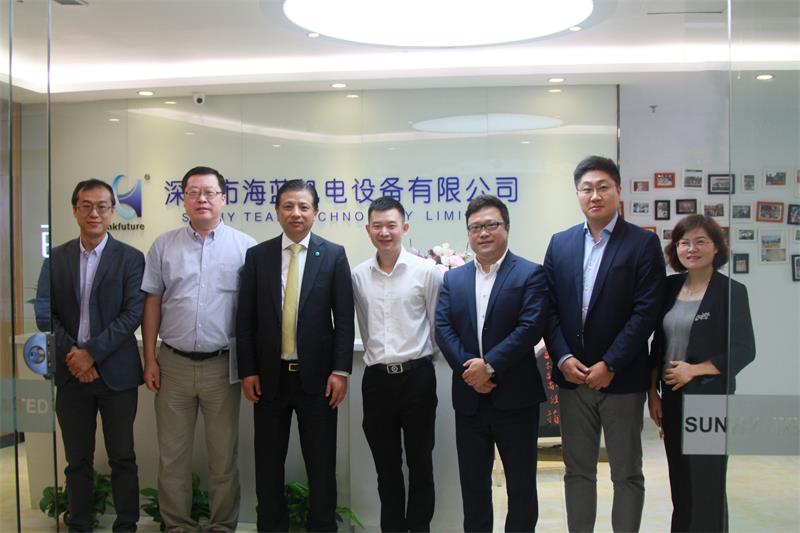 熱烈歡迎三菱電機(jī)自動(dòng)化蒞臨海藍(lán)機(jī)電參觀(guān)指導(dǎo)工作！