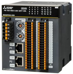 三菱cc-link NZ2GFCF1-32D 32點(diǎn) DC24V（漏型）輸入，遠(yuǎn)程模塊、FCN式